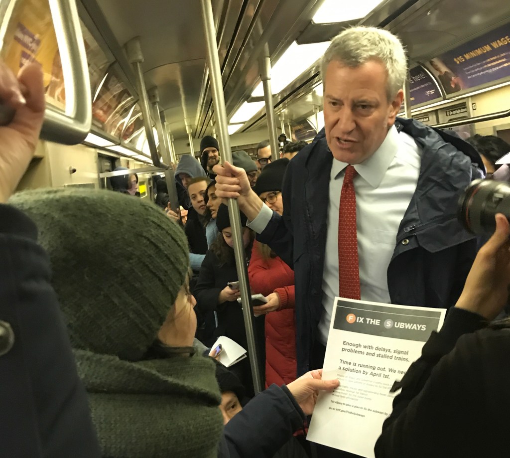 Mayor Defends Handing Cuomo Full MTA Control As L.I. Dems Bolt