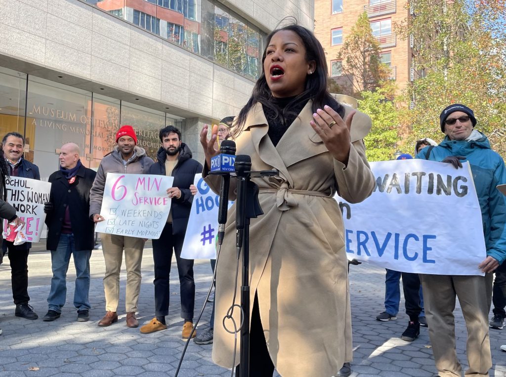 Legislators and Advocates Press Case For MTA Rescue And Six-Minute Service