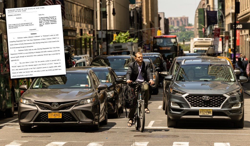 Cyclist Takes NYPD to Court Over Improper Red Light Tickets