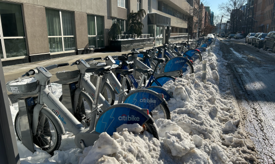 Lyft Appeasing ‘Winter Warriors’ With Swag As Majority Of Citi Bikes Remain Unusable in NYC
