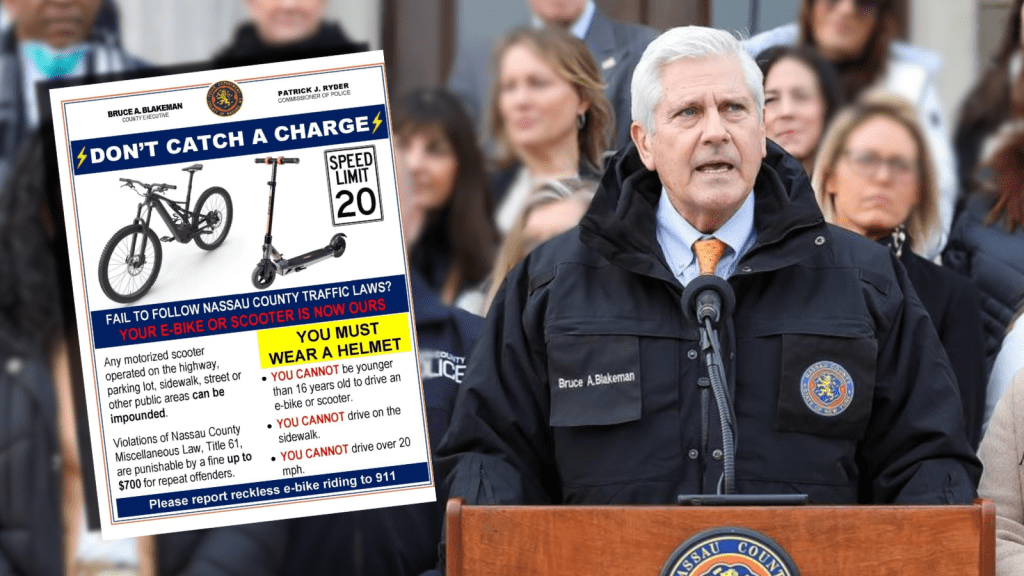 Nassau County Pols Push to Overturn Blakeman E-Bike Ban